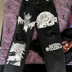 Custom painted pants